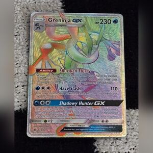 Pokemon Greninja GX 133/131 Forbidden Light Rainbow Hyper Rare